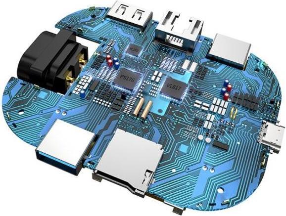 Produktbild Baseus Type-C HUB Adapter (USB-C, 5 Ports)