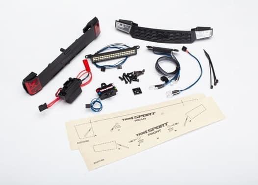 Image du produit Traxxas Kit d'éclairage LED cpl. avec Powersupply (Headlights, Tail light &