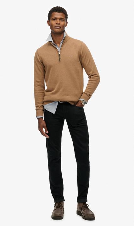 Produktbild Superdry Maglione Essentials Mezza Zip in Cotone (M)