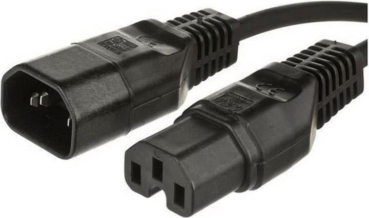 MicroConnect PE011410 1m coupleur C14 coupleur C15 noir Câble d'alimentation (1 m)