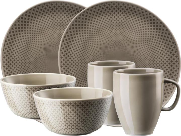 Actual product image Rosenthal Junto Pearl Grey breakfast set6 (6 pcs.)