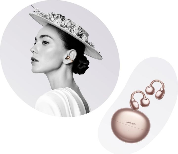 Produktbild Huawei Freeclip (Passive Geräuschunterdrückung, 8 h, Kabellos)