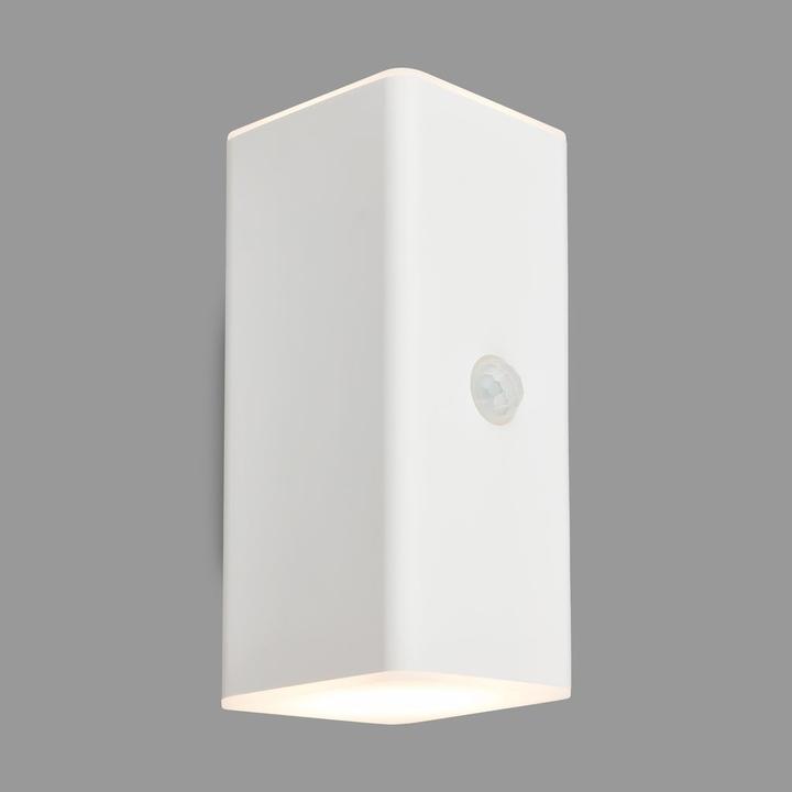 Produktbild Briloner Akku LED Aussenwandleuchte,Sensor,weiss,2xLED/6W (700 lm, IP44)