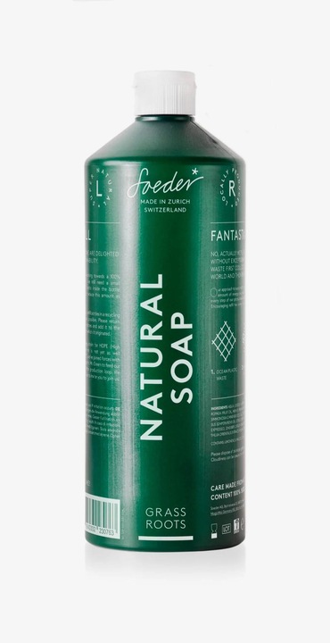Immagine prodotto Soeder* Sapone naturale Radici d'erba (Sapone liquido, Ricarica, 1000 ml)