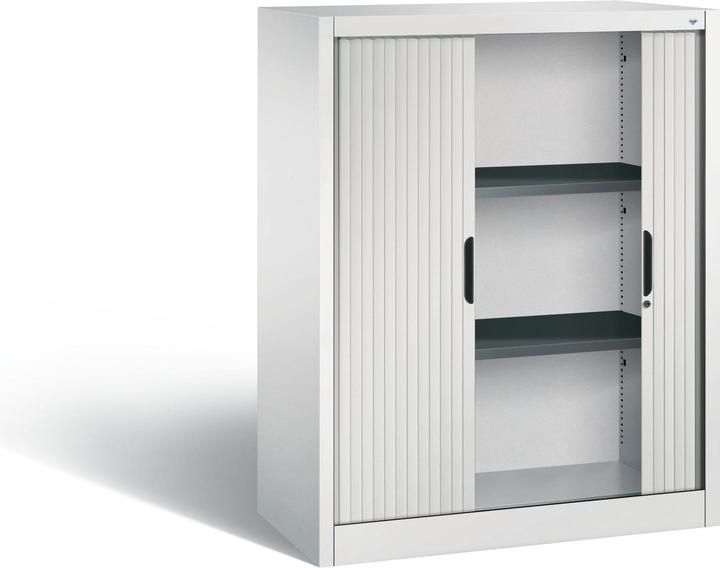 Actual product image C+P Roller shutter cabinet with horizontal blind (123 x 42 x 100 cm)