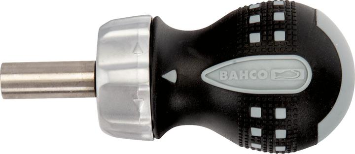 Produktbild Bahco 1/4"-Bit-Knarren-Schraubendreher in kurzer Ausführung, 68 mm (Sechskant (hexagonal))