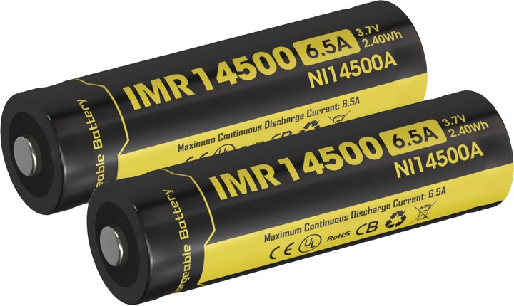Produktbild Nitecore Li-Ion Akku Typ 14500IMR - 650mAh