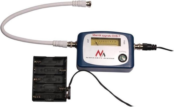 Actual product image Maclean MCTV-627 MCTV-627 DVB-T satellite Sat Finder Digital TV Terrestrial Signal Streng