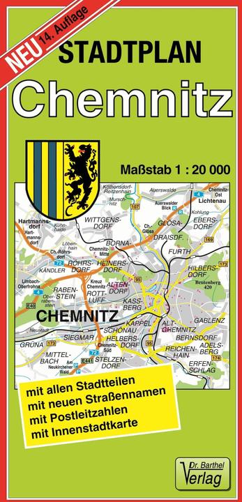 Produktbild Doktor Barthel Stadtplan Chemnitz