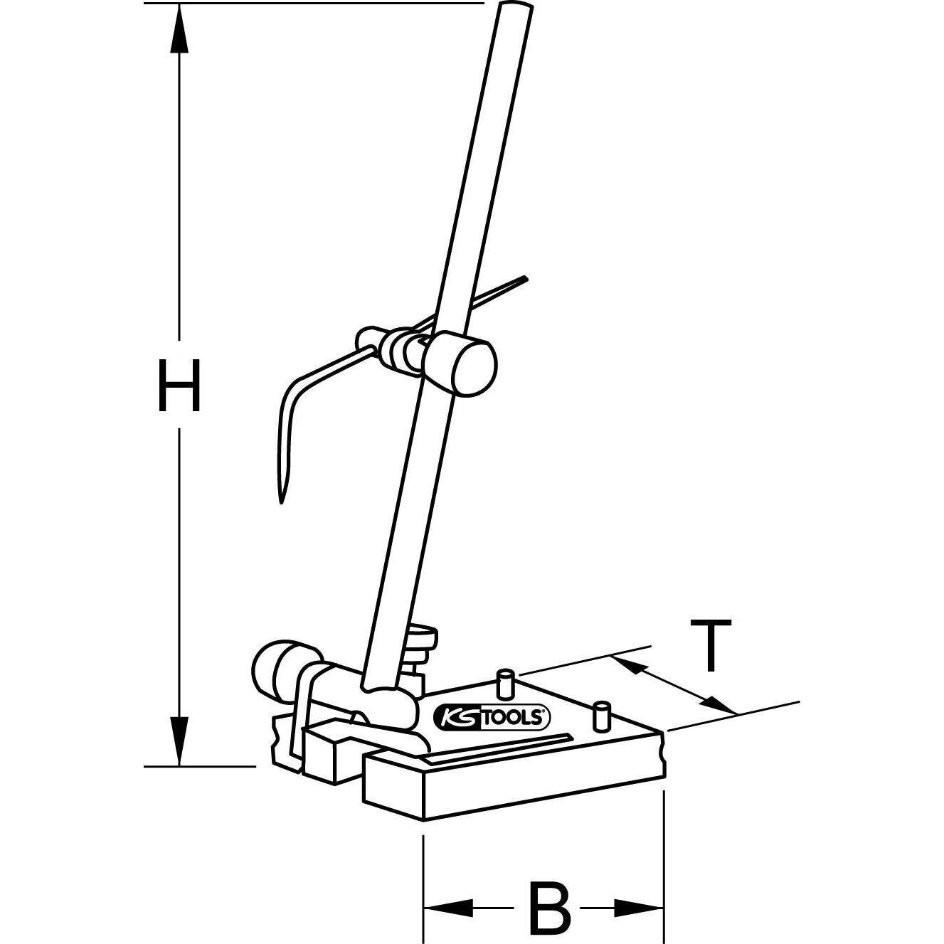 Thumbnail - KS Tools, Messlehre, Mechaniker-Höhenreisser