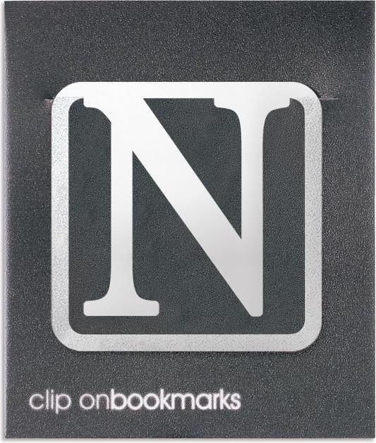 Actual product image IF Metall-Lesezeichen – Buchstabe N zum Anstecken