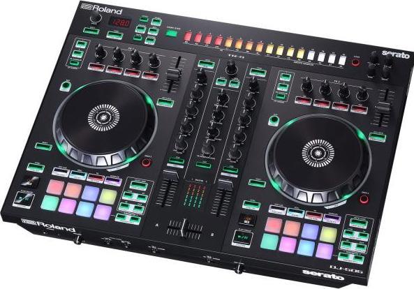 Actual product image Roland DJ Controller DJ-505 2-Kanal 4-Deck DJ-Pult mit Kopfhörer