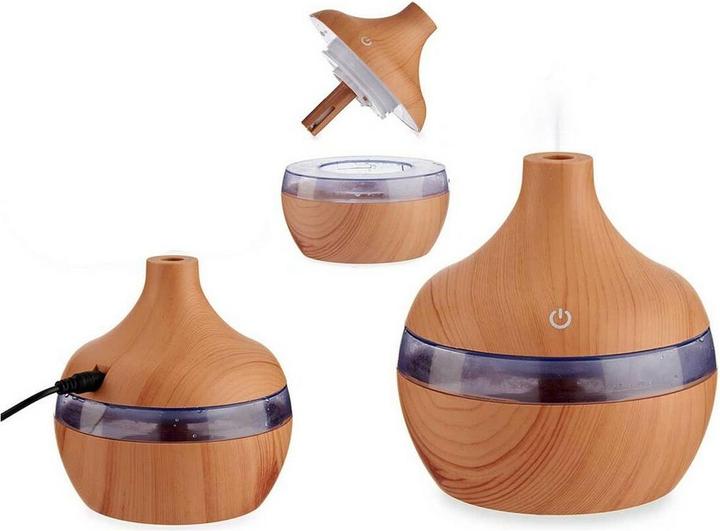 Image du produit Acorde LED Luftbefeuchter 300ml Holz (300 ml)