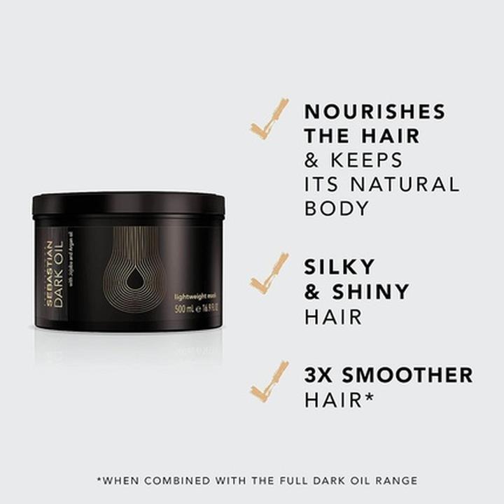 Immagine prodotto Sebastian Maschera di olio scuro (500 ml)