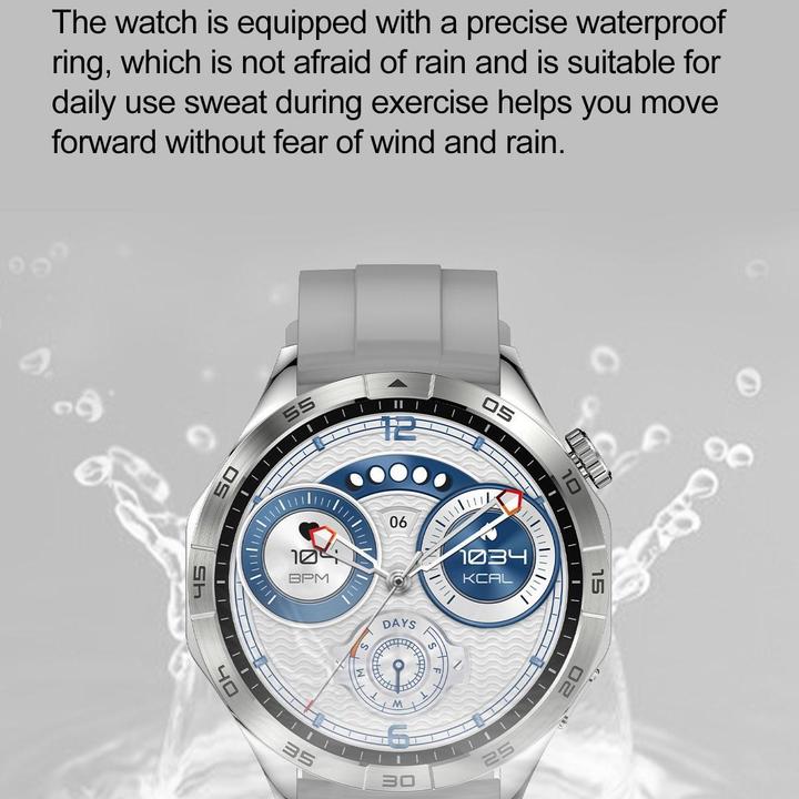 Produktbild Lemförder LEMFO HK4 1,43 Zoll AMOLED-Smartwatch (Silber)