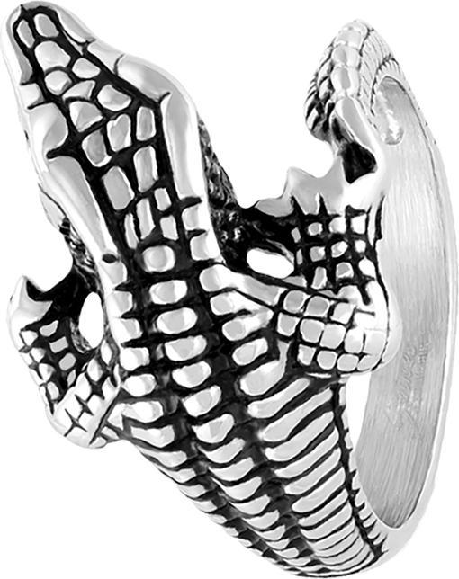 Produktbild Star Piercing Ring silber Aligator (61, Stahl)
