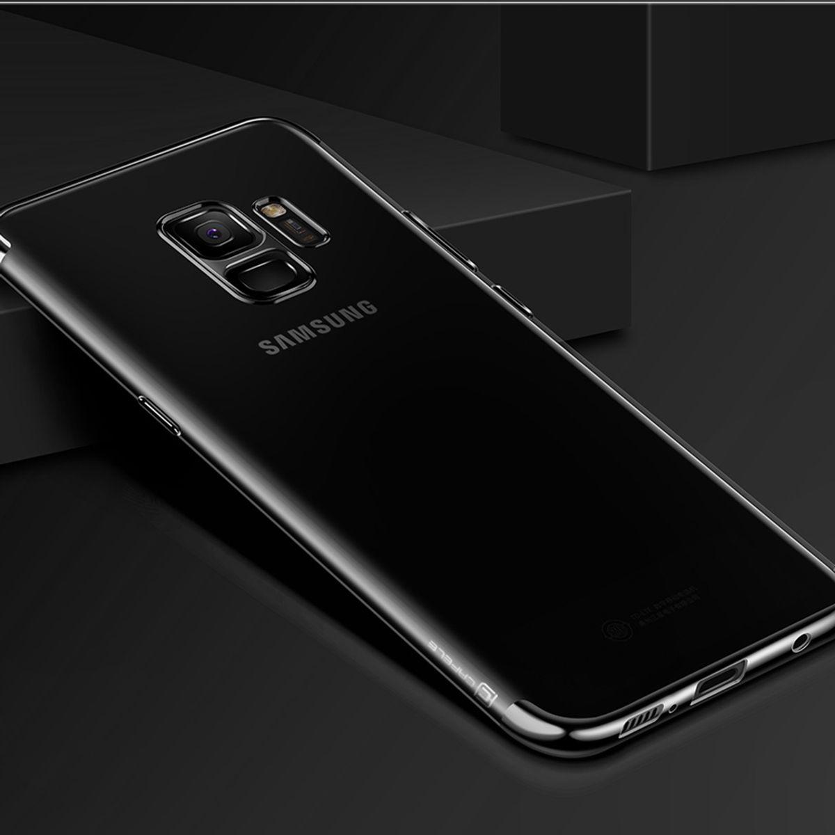 Thumbnail - König Design Handy Hülle Schutz Case für Samsung Galaxy S9 Durchsichtig Transparent Schwarz (Samsung Galaxy S9+), Smartp...
