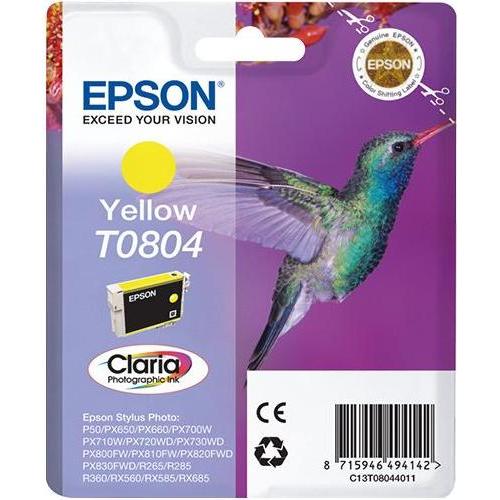 Thumbnail - Epson, Druckerpatrone, Tinte C13T08044011 Yellow (Y)