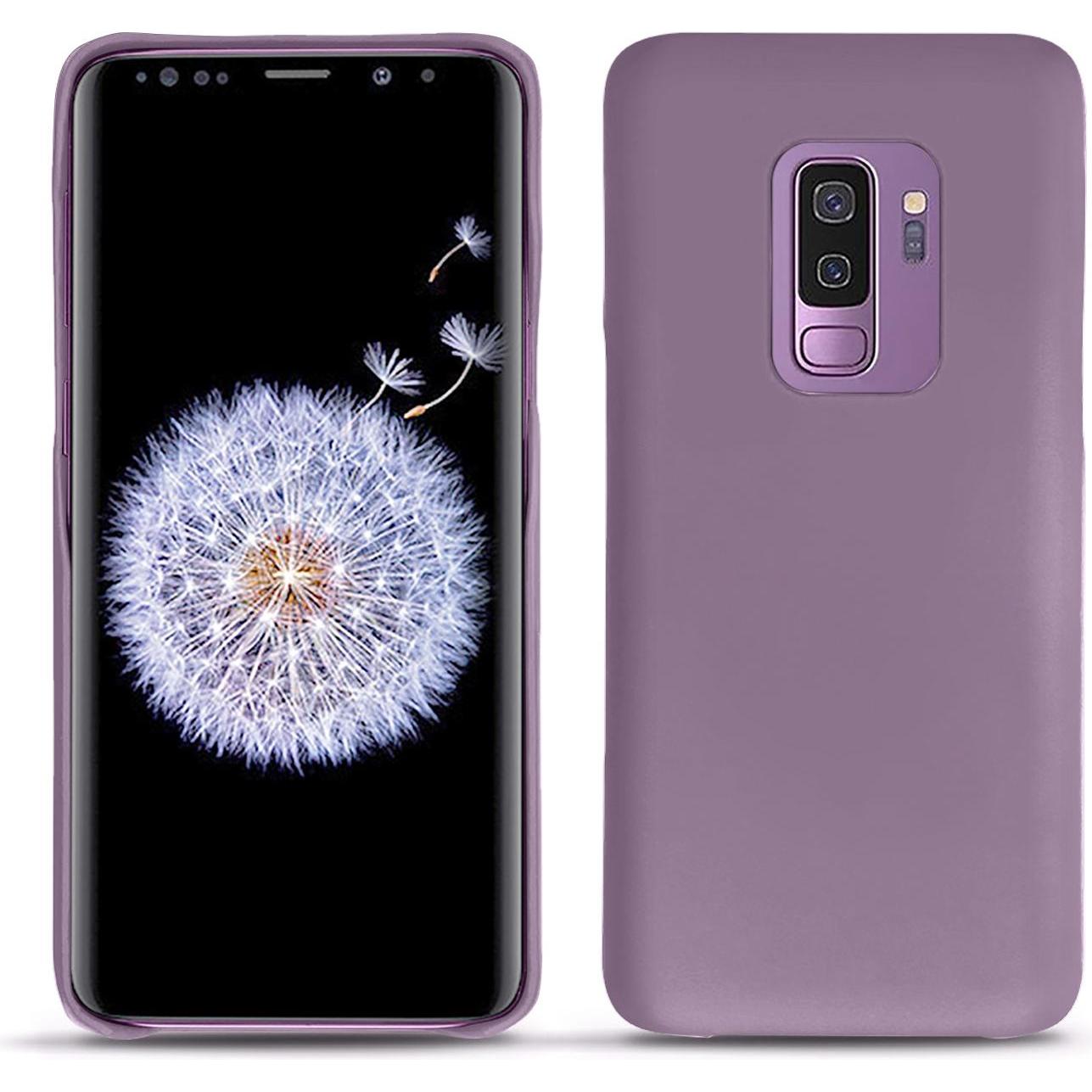 Noreve Lederschutzhülle (Samsung Galaxy S9+), Smartphone Hülle, Violett