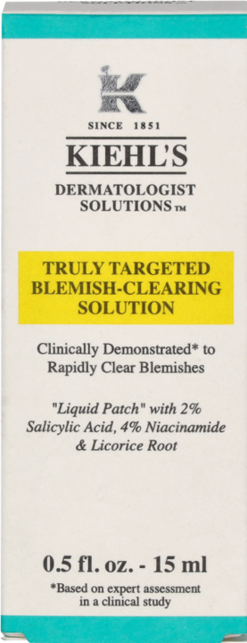 Etichetta energetica Kiehl's Soluzione schiarente per l'acne 15 ml (Panni pulizia, 15 ml)
