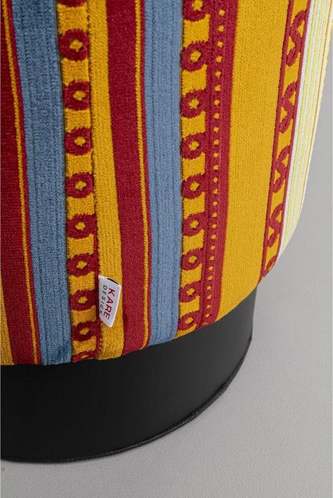 Produktbild Kare Design Hocker Cherry Very British Black Ø36cm