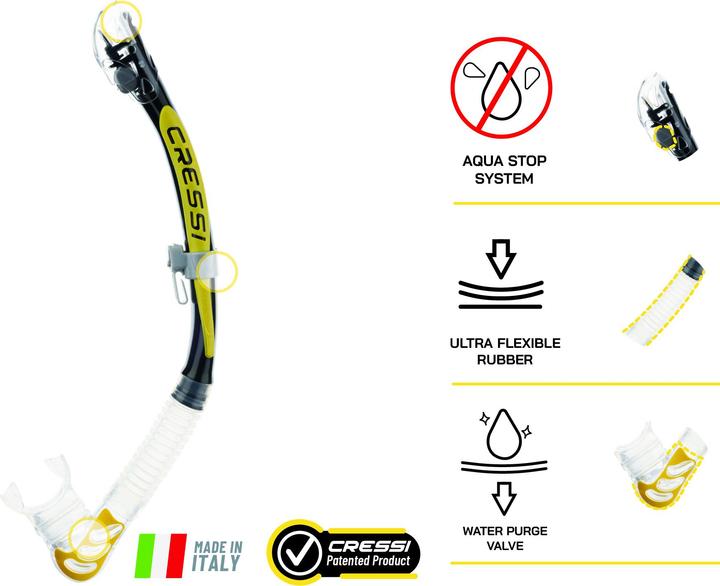 Image du produit Cressi Big Eyes Evolution + Alpha Ultra Dry