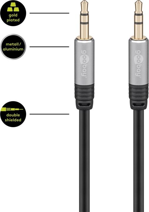 Image du produit Goobay 3.5mm Klinke – 3.5mm Klinke (1.50 m, Jack 3,5 mm (AUX))