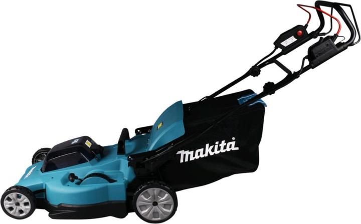 Actual product image Makita KOSIARKA 2x18V DLM539CT2 Z NAPĘDEM 53cm 2x5.0Ah (Rechargeable battery operated)