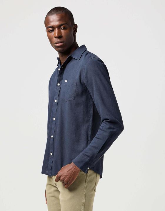 Actual product image Wrangler Leinenhemd 1 Pkt Shirt (M)