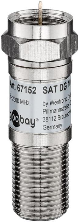 Goobay SAT Dämpfungsglied 10 dB (Dämpfer)