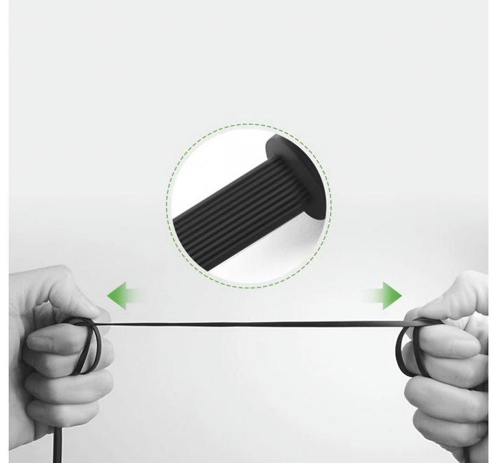 Produktbild Ugreen Cable Audio 3.5mm M/M Angled Flat 1.5m AV119 10598 (1.50 m, AUX Kabel)