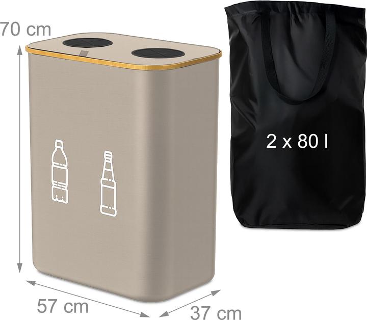 Actual product image Relaxdays Deposit bottle collector