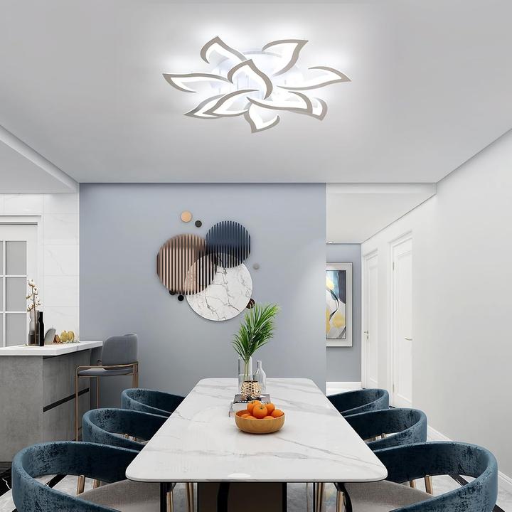 Produktbild Comely LED-Deckenleuchte mit Schwalbenschwanz-Blütenform, 10-armig, für Wohnzimmer, Küche, Schlafzimmer