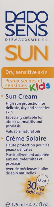 Image du produit Dado Sens Sun Kids (Crème solaire, SPF 30, 125 ml, 162 g)