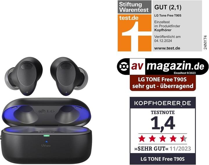 Image du produit LG TONE-T90S.AEUSLBK (NC, 9 h, Sans fil)