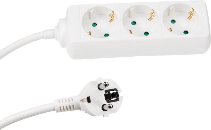 Actual product image Velleman 3-WAY SOCKET-OUTLET - SCHUKO