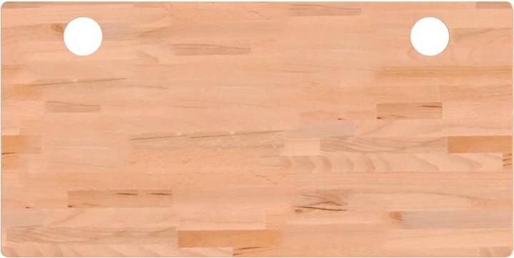 Image du produit VidaXL Schreibtischplatte 110x55x2,5 cm Massivholz Buche,Material (110 x 55 x 2,5 cm)