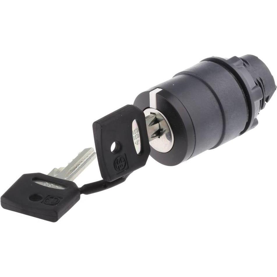 Schneider Electric Wahlschalter XB5AG21, Taster + Schalter, Schwarz