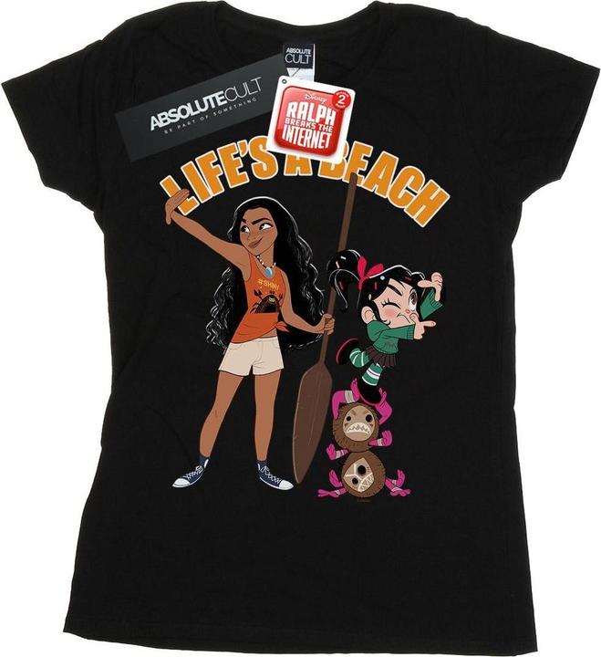 Image du produit Disney - T-shirt WRECK IT RALPH MOANA AND VANELLOPE - Femme (XL)
