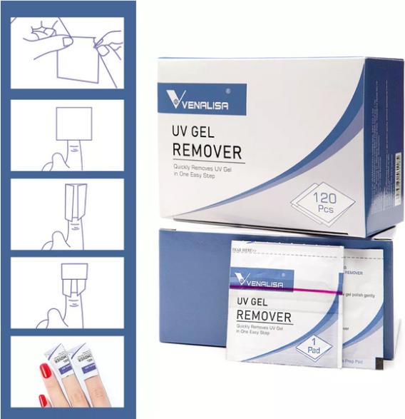 Actual product image Venalisa Gellack Remover Wraps
