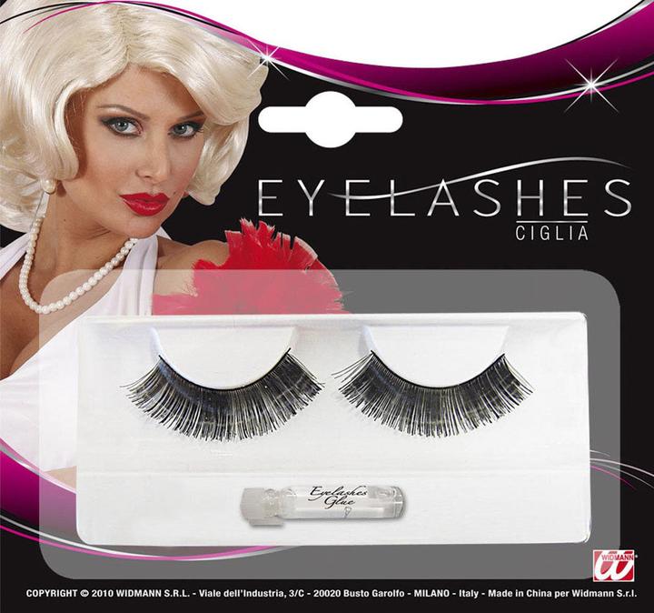 Actual product image Widmann Black eyelashes Rubina (Artificial eyelashes)