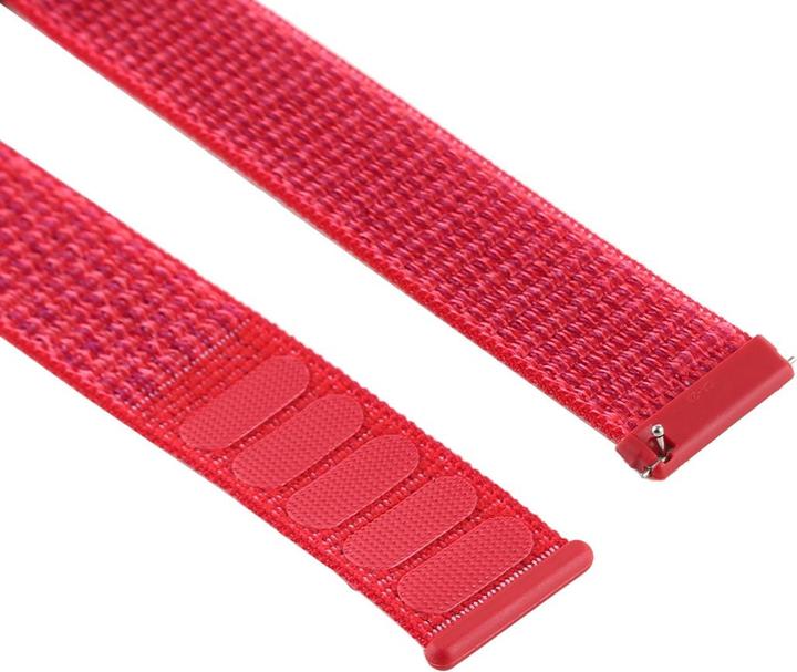Actual product image Cover-Discount Fitbit Versa - nylon wristband with velcro closure red (Nylon)