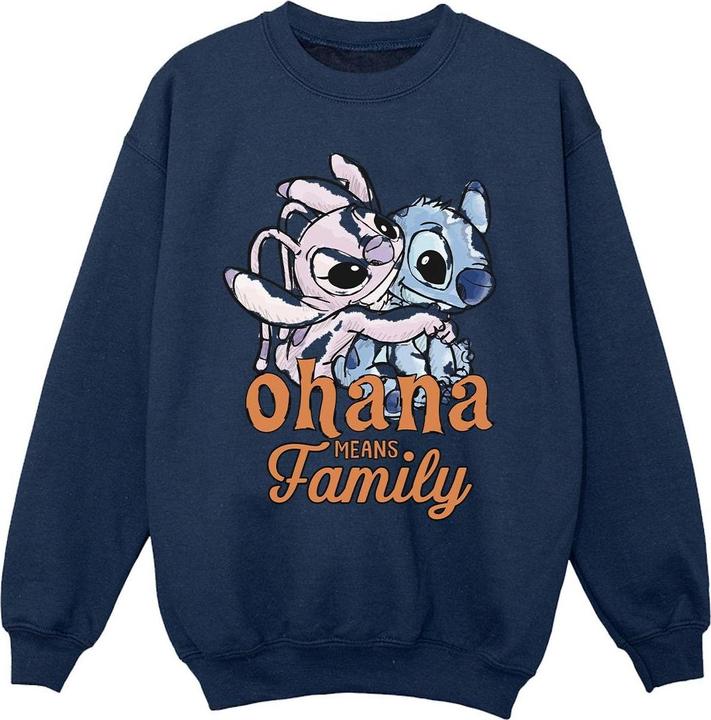 Produktbild Disney Lilo And Stitch Ohana Angel Hug Sweatshirt Mädchen (140, 146)