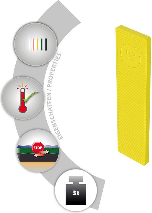 Actual product image Tox Glazing blocks 24x100 mm Window Distance 4 mm (50 pcs.) (50 pcs.)