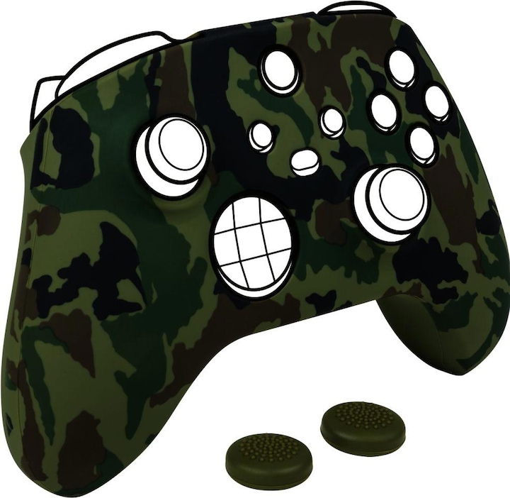 Nacon Gaming Controller Silicon Glove (camo green/inkl. 2 Thumb Grips) (Xbox One S, Xbox Series S, Xbox One X, Xbox Series X)