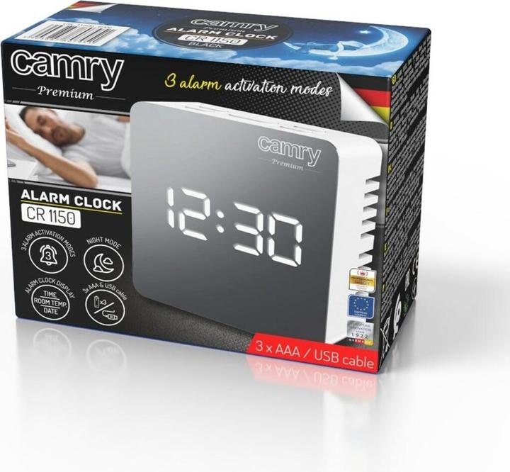 Image du produit Camry Horloge d'alarme CR 1150w Baltas