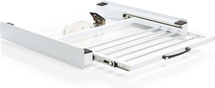 Actual product image Wiltec Intermediate installation frame Towel holder Connecting frame Dryer Washing machine