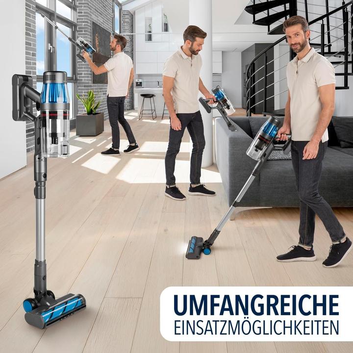 Actual product image CleanMaxx AeroTec Cordless Vacuum with Auto-Empty Station, 34 kPa Suction, 60-Min Runtime, UV-C Mite Nozzle