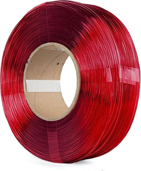 Produktbild The Filament ReFill PETG 1.75mm TRANSPARENT RED 1kg (PETG, 1.75 mm, 1000 g, Transparent)
