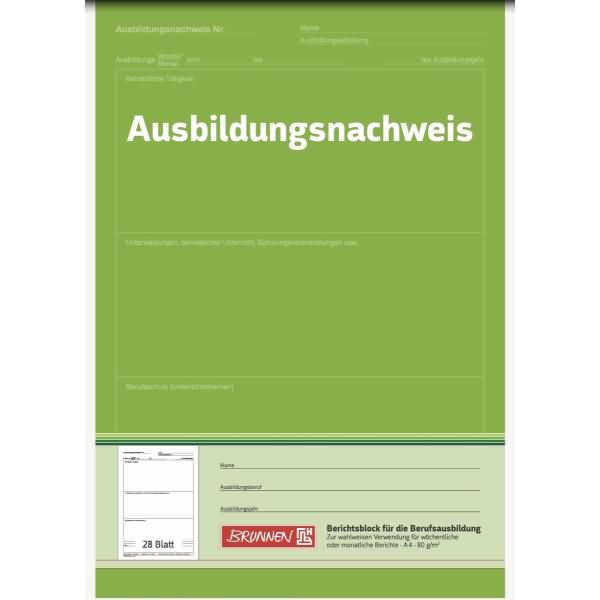 Image du produit Justificatif de formation, inscriptions hebdomadaires/mensuelles Livret de formulaires (28 x)
